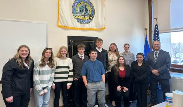 Sophomores at County Government Day