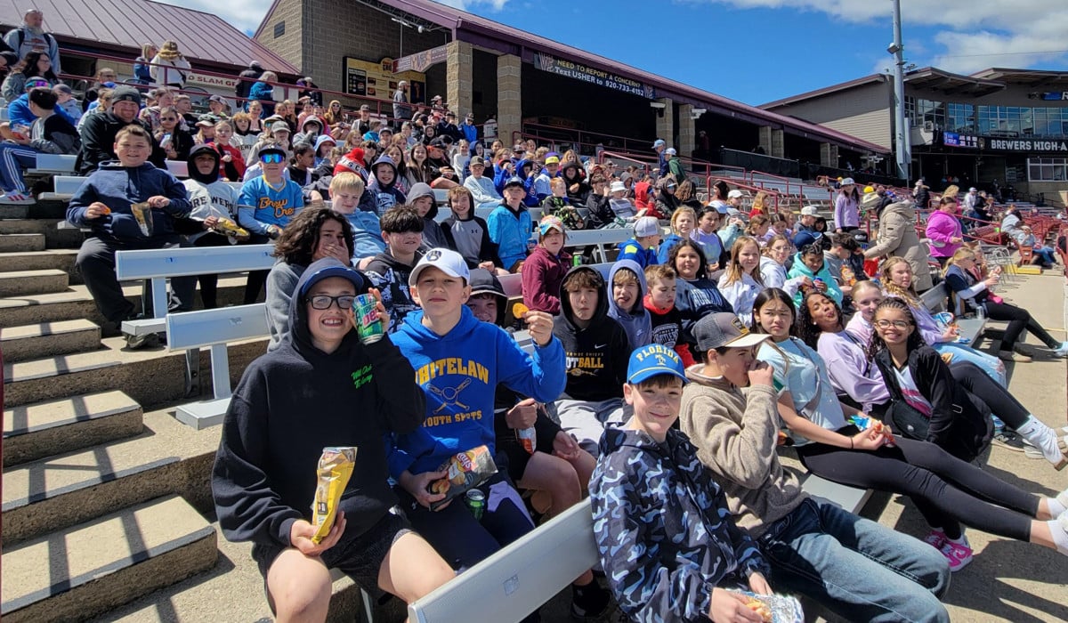 Fifth and Sixth Grade Trip to the Timber Rattler's Game